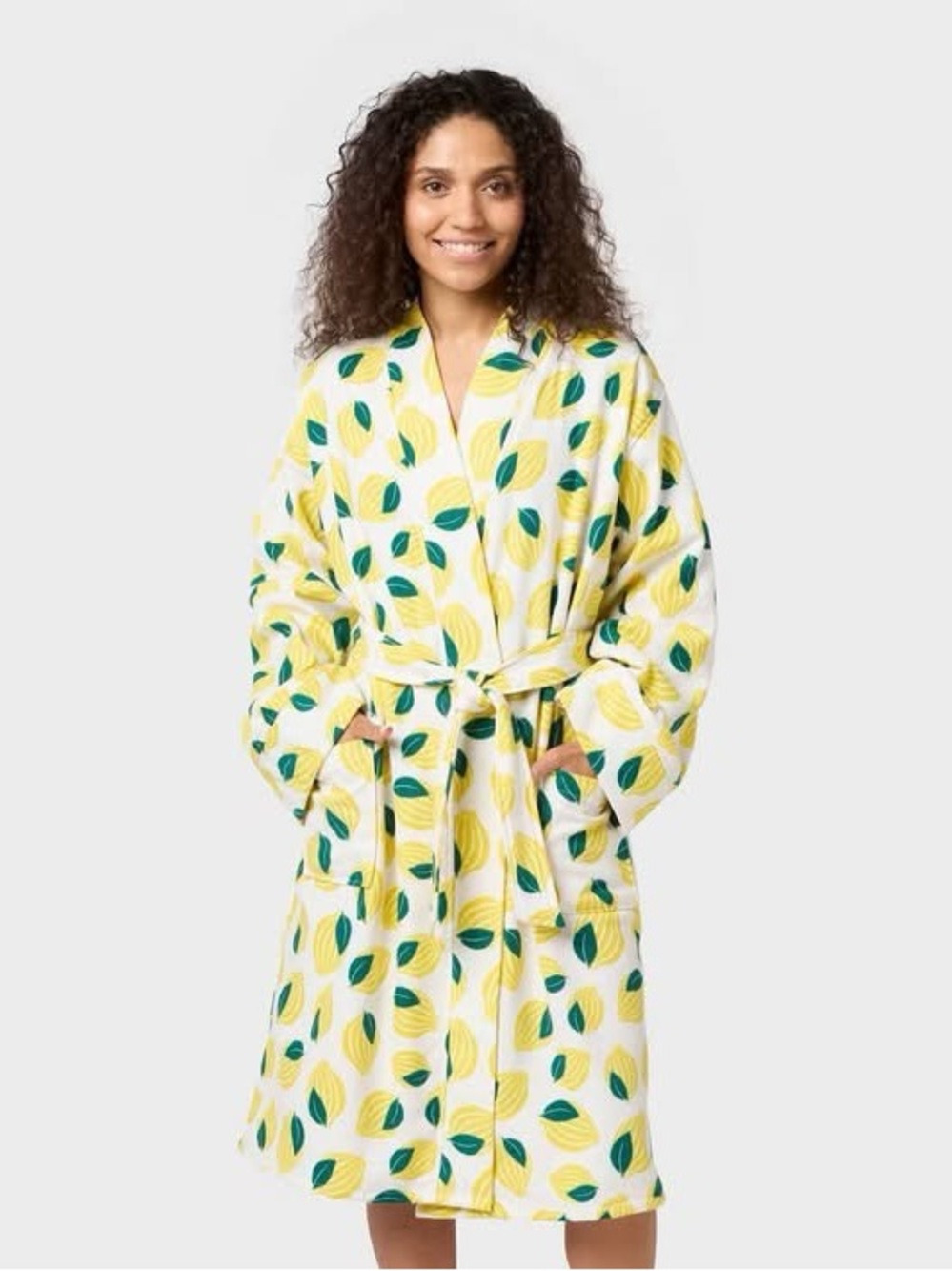 Room Essentials Size XL Bathrobe L XL Lemon NWT